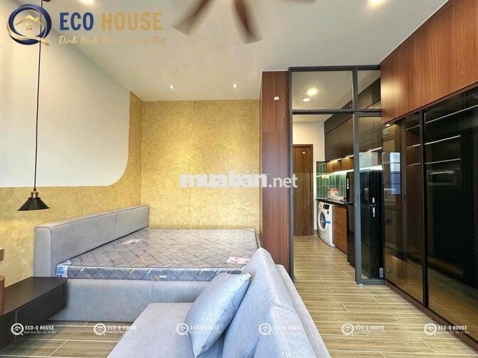 CĂN HỘ DỊCH VỤ LUXURY TÁCH BẾP CỬA SỔ TRỜI FULL NỘI THẤT CAO CẤP