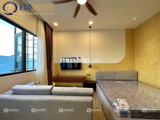 CĂN HỘ DỊCH VỤ LUXURY TÁCH BẾP CỬA SỔ TRỜI FULL NỘI THẤT CAO CẤP