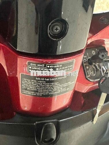 XE MÁY 68 - Honda Vision 2016 Đen Sần Zin Chất
