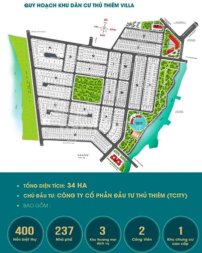 THU THIEM VILLA | Bán nền biệt thự song lập 240m2 giá 145 triệu/m2