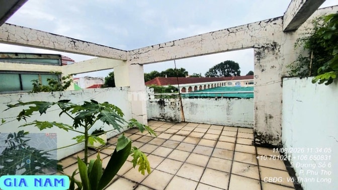 BÁN NHÀ MẶT TIỀN KINH DOANH : 1C ĐƯỜNG SỐ 6 CƯ XÁ BÌNH THỚI - P. 8-Q11