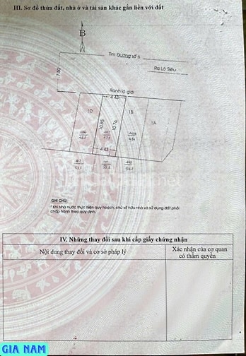BÁN NHÀ MẶT TIỀN KINH DOANH : 1C ĐƯỜNG SỐ 6 CƯ XÁ BÌNH THỚI - P. 8-Q11