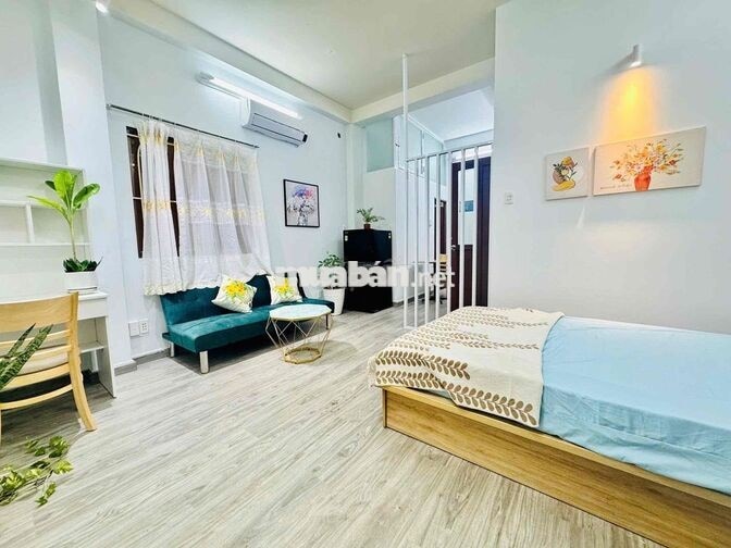 CHO THUÊ STUDIO TÁCH BẾP STYLE VINTAGE FULL NT NGAY TRẦN HƯNG ĐẠO