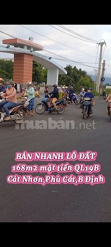 ĐẤT VÀNG mặt tiền QL19B đối diện cụm CÔNG NGHIỆP CÁT NHƠN, Phù Cát, BĐ