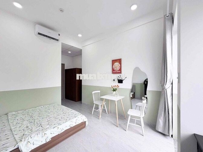 Studio full nội thất có ban công tại Cống Quỳnh, Quận 1