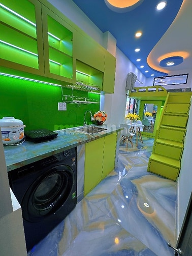 PHÒNG CĂN HỘ DỊCH VỤ FULL NỘI THẤT, ÂU DƯƠNG LÂN (Q.8) GIÁ 4 TRIỆU 800