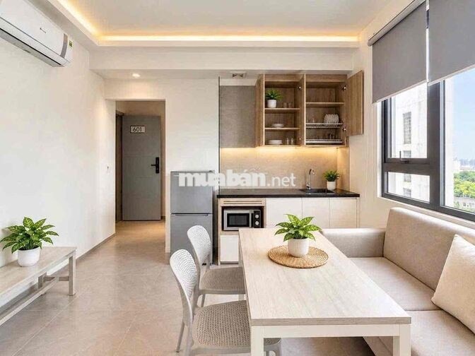 CHO THUÊ CĂN HỘ 1 PHÒNG NGỦ NỘI THẤT HIỆN ĐẠI NGAY TRUNG TÂM QUẬN 7