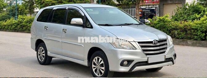 Toyota Innova 2.0G 2015 Tự động Bạc 100.000 km