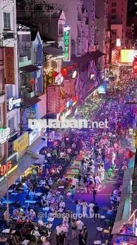 Mặt bằng phố đi bộ Bùi Viện cho thuê kd ăn uống