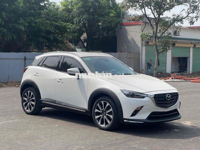 Mazda CX3 1.5 Premium 2022 Trắng 8 vạn km