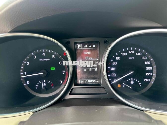 Hyundai Santafe 2018 2.4AT 4WD Trắng 11 vạn km