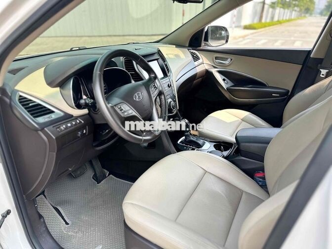 Hyundai Santafe 2018 2.4AT 4WD Trắng 11 vạn km