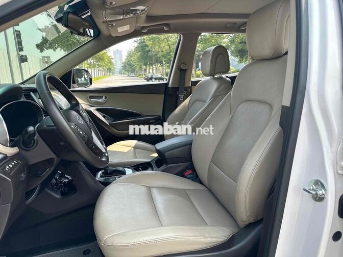 Hyundai Santafe 2018 2.4AT 4WD Trắng 11 vạn km