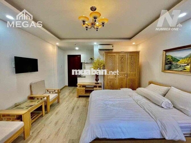 STUDIO MỚI XÂY FULL NỘI THẤT SIÊU XỊN - cửa sổ trời - có Bancol