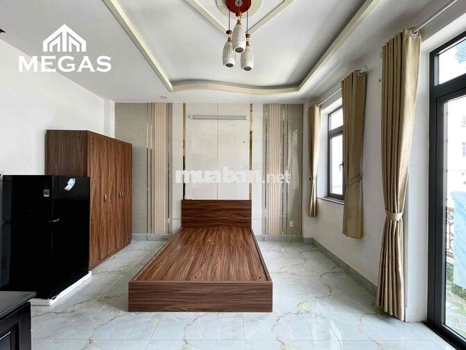Căn hộ studio ban công siêu thoáng mát
