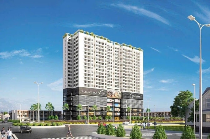 Chủ bán gấp CC SaigonSkyview,Q8,tầng 15,view đẹp,2PN,2WC,75m,chênh nhẹ