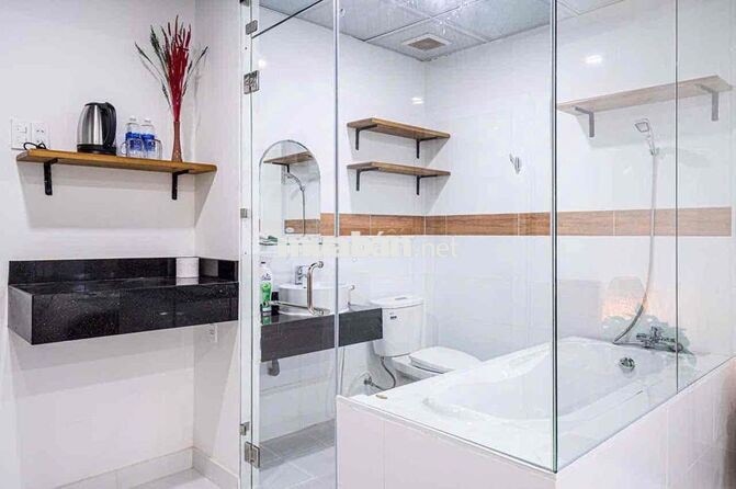 Căn hộ 1 phòng ngủ full nội thất Ký Con quận 1 gần cầu calmette