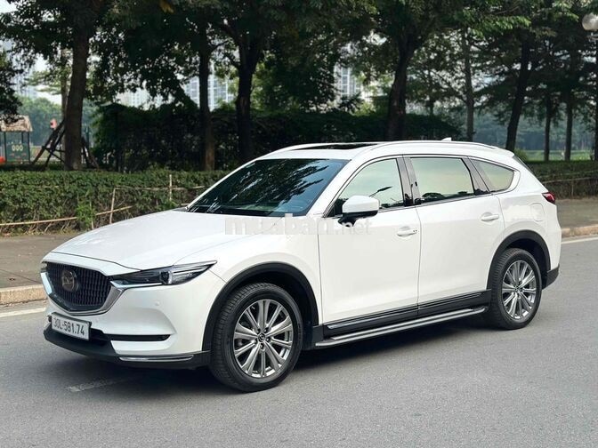 Mazda CX8 2024 2.5 Premium Trắng 1 vạn km Như Mới