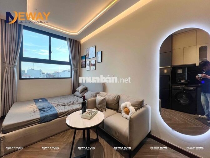 STUDIO CAO CẤP - FULL NỘI THẤT - DẠNG HOMESTAY MỚI 100% - Ở LIỀN