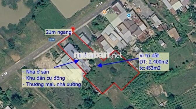 Bán đất mặt tiền Quốc Lộ 28 diện tích lớn thổ cư - giá chỉ 4,9 tỷ