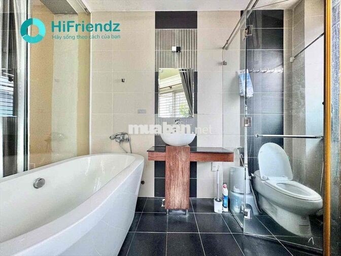 cho thuê nguyên tầng dạng 1PN tách bếp cửa sổ lớn - hình thật giá thật