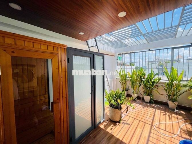 Hẻm ô tô vào nhà cách mặt tiền 1 căn Quang Trung P8 Gò Vấp 4 tầng 80m2