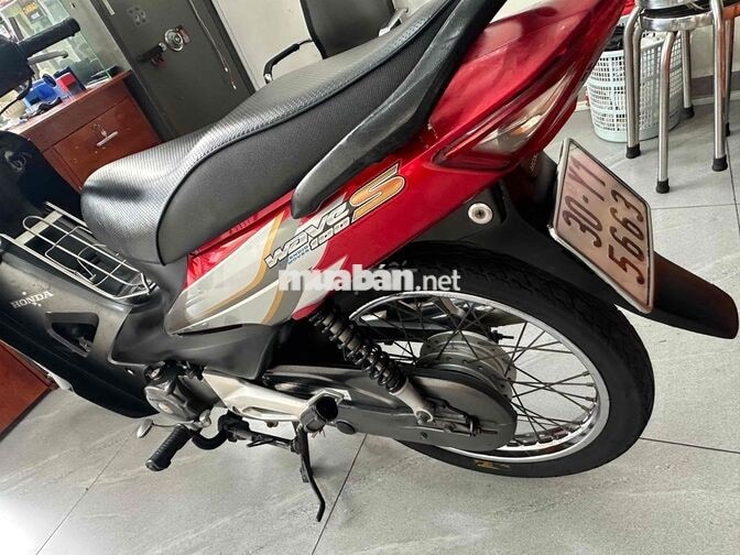 Honda Wave S 100cc 2008 màu đỏ đen xám xe zin