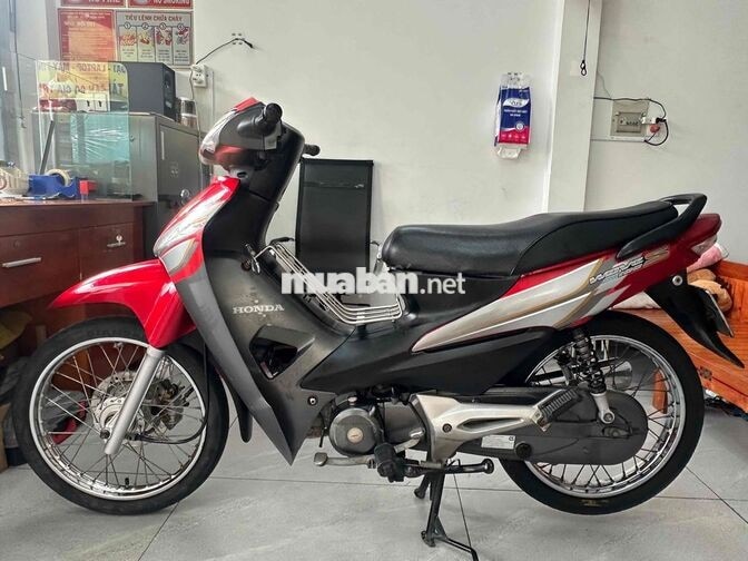 Honda Wave S 100cc 2008 màu đỏ đen xám xe zin