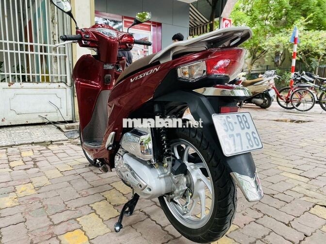Honda Vision 2025 Cao Cấp màu Đỏ