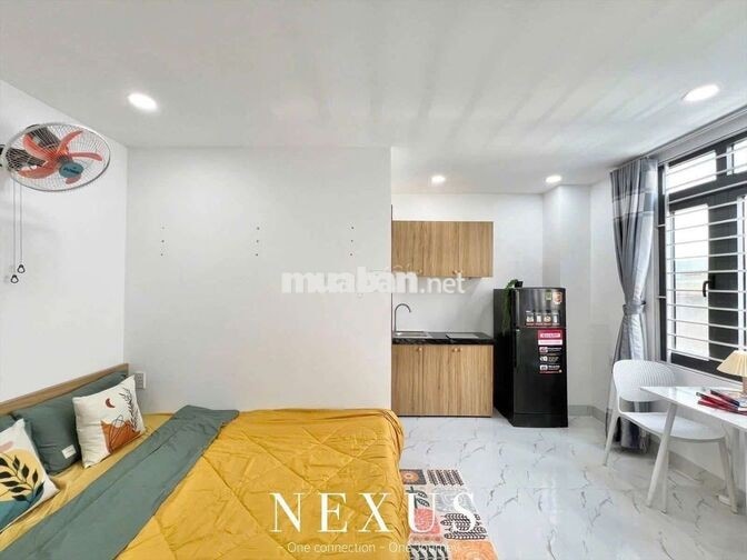 Studio full nội thất cửa sổ trời bao thoáng