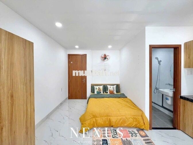 Studio full nội thất cửa sổ trời bao thoáng