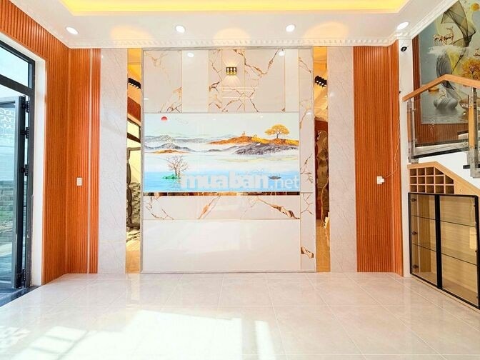 NHÀ MỚI HXH SAU CHỢ ĐÔNG THẠNH CHÍNH CHỦ BÁN GẤP 4T190