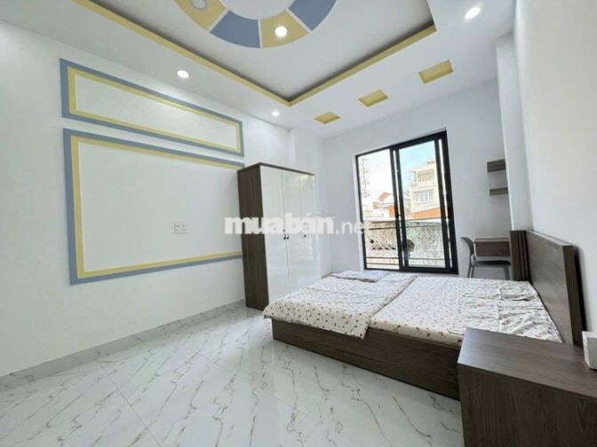 Căn hộ ban công, gần Bà Chiểu, full NT - Lê Quang Định,  Bình Thạnh