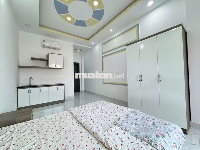 Căn hộ ban công, gần Bà Chiểu, full NT - Lê Quang Định,  Bình Thạnh