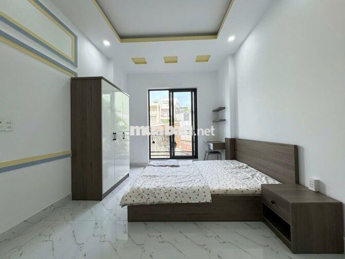 Căn hộ ban công, gần Bà Chiểu, full NT - Lê Quang Định,  Bình Thạnh