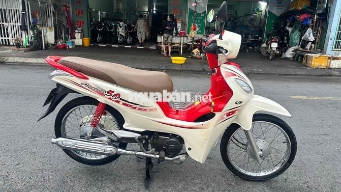 SYM Angela 50 Trắng, Đỏ