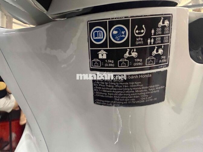 Honda SH 125cc 2022 Trắng
