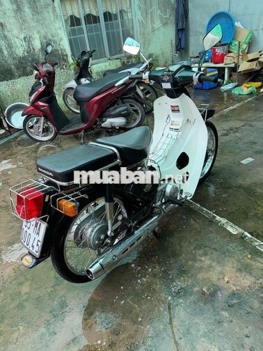 Detech Cub 50cc Xanh trắng