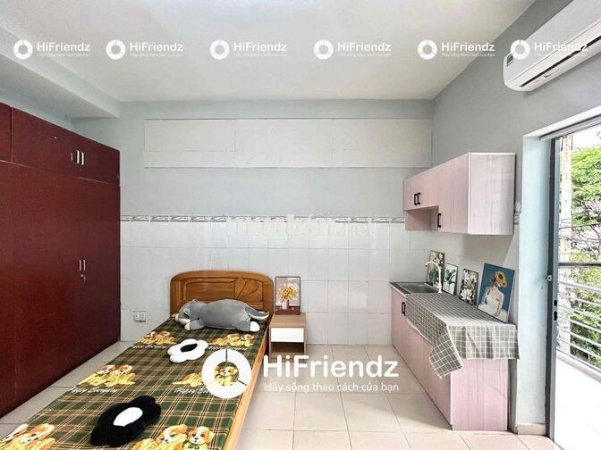 STUDIO BAN CÔNG FULL NỘI THẤT SIÊU THOÁNG SIÊU ĐẸP GIÁP Q5 Q11