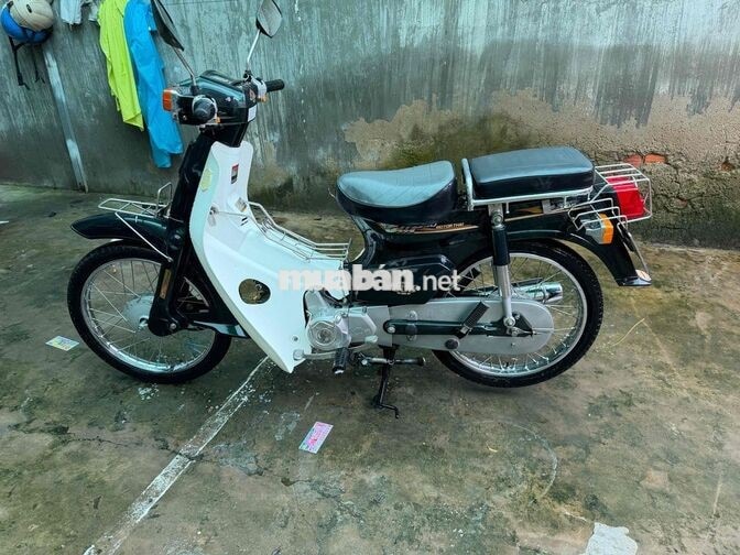 Detech Cub 50cc Xanh trắng