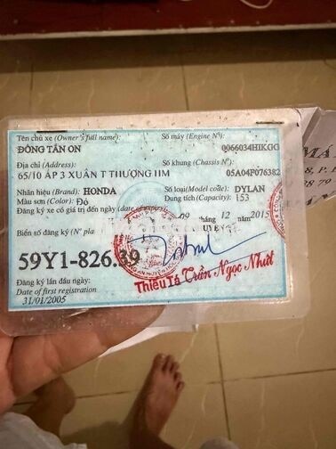 Honda Dylan 2005 153cc màu Đỏ