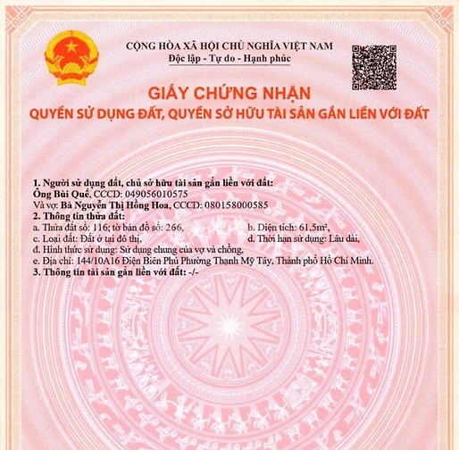 Bán nhà 2 tầng hẻm trước nhà 5m số 429/6 ĐBPhủ cách MT 3 căn