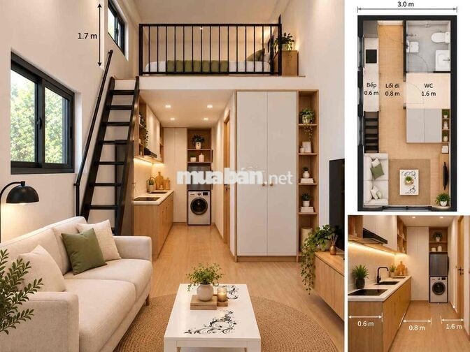 Phòng mới 100% Duplex chân cầu sắt An Phú Đông, cách VLU 2km