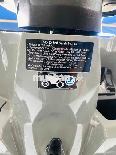 Honda Vario 160 2024 ABS 800km
