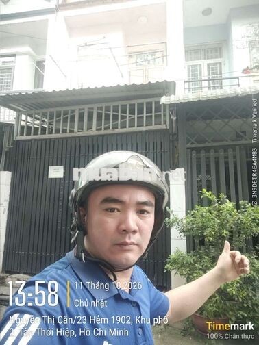 BÁN NHÀ 2 TẦNG BTCT ĐÚC HẺM XE HƠI ĐƯỜNG TÂN THỚI HIỆP PHƯỜNG TÂN THOI