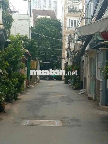 Cho thuê nhà HX tải đường Nơ Trang Long, Nhà 1 trệt 2 lầu