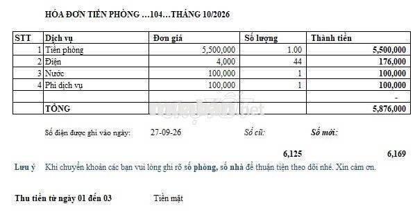 Nhượng lại CHDV đẹp, sạch sẽ, an ninh và yên tĩnh