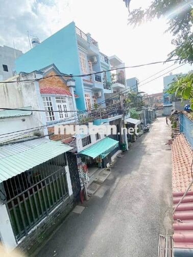 bán nhà 2 tầng 3pn hẻm ô tô gần chợ thới an q12