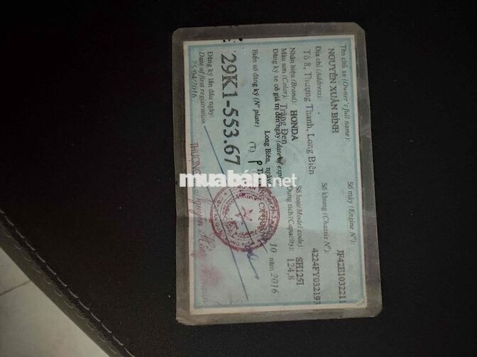 Honda SH 125 2016 màu Trắng smartkey