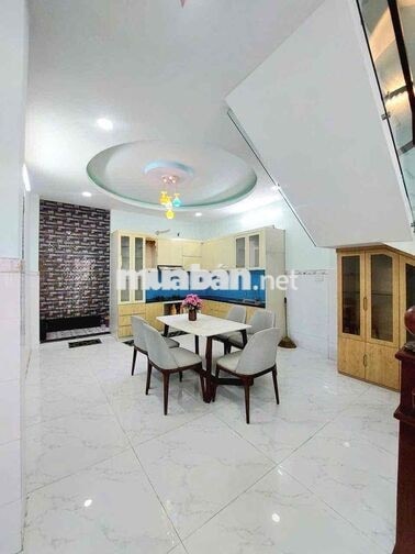 NHÀ MỚI ĐẸP(4,5X17M) TÂN HOÀ ĐÔNG 5TẦNG 6PN 6VS HẺM TẢI 8M